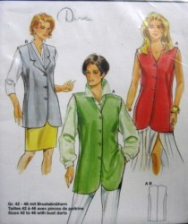 4373 BUTTON LONG VEST, LAPEL OR NOT PATTERN 10-20